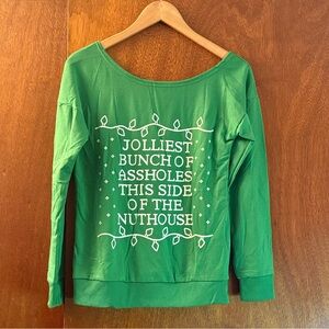 Jolliest Bunch of A-holes National Lampoon’s christmas holiday funny long sleeve